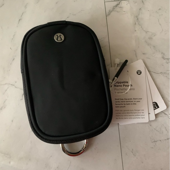 lululemon athletica Handbags - New Lululemon Clippable Nano Pouch Keychain Belt Loop
